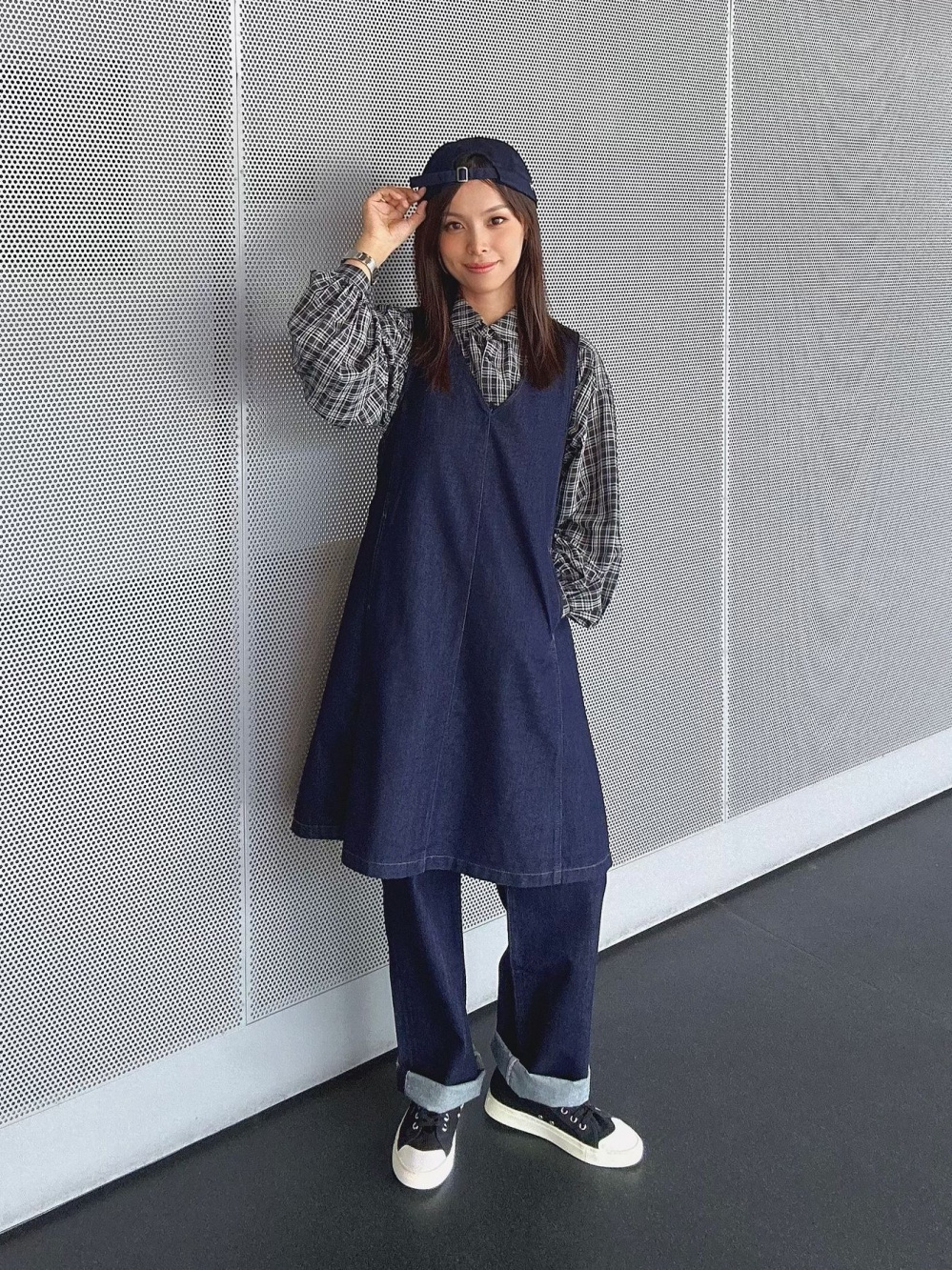 uniqlo denim jumper dress Kids Denim Jumper Dress