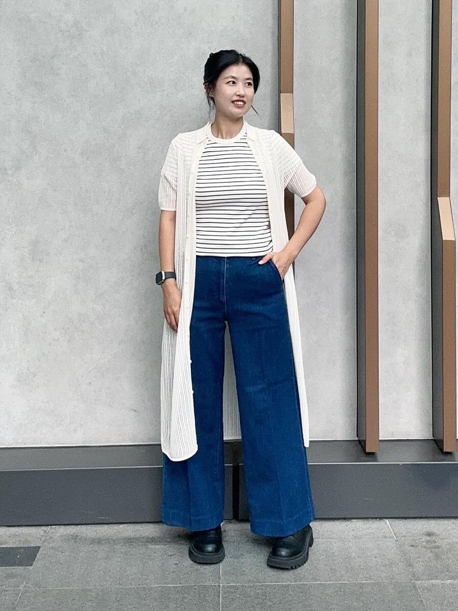 Check styling ideas forLace Knit Dress Short Sleeve| UNIQLO PH