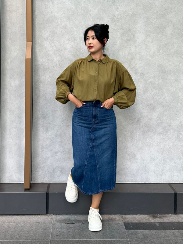 Denim skirt uniqlo hotsell