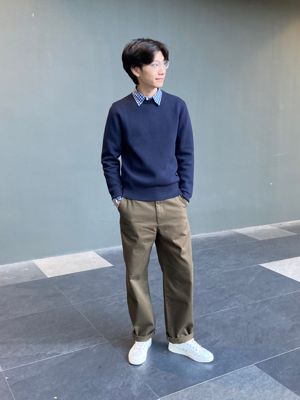 CHECK STYLING IDEAS FOR「WASHABLE MILANO RIBBED CREW NECK SWEATER