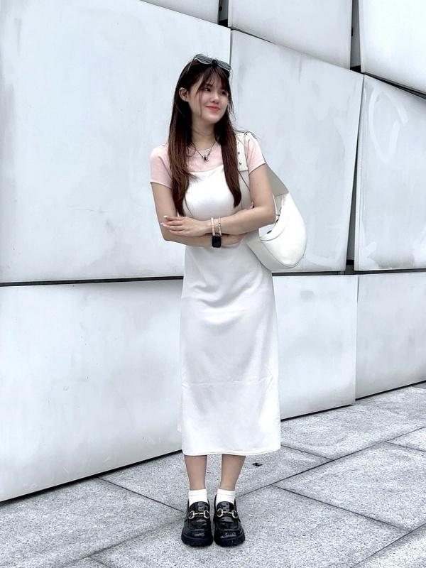 WOMEN'S CREPE JERSEY BRA CAMISOLE DRESS | UNIQLO PH