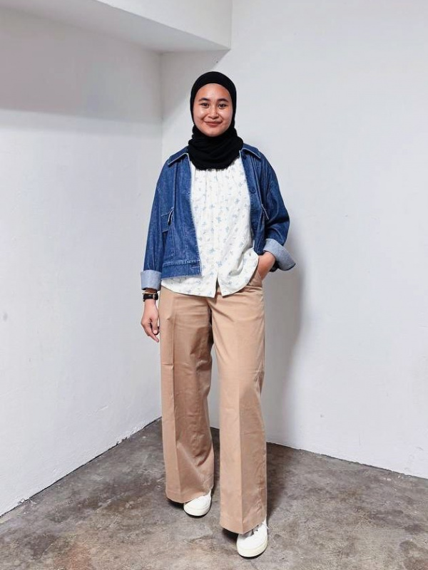 WOMEN'S LINEN BLEND VOLUME SLEEVE BLOUSE PRINT | UNIQLO SG