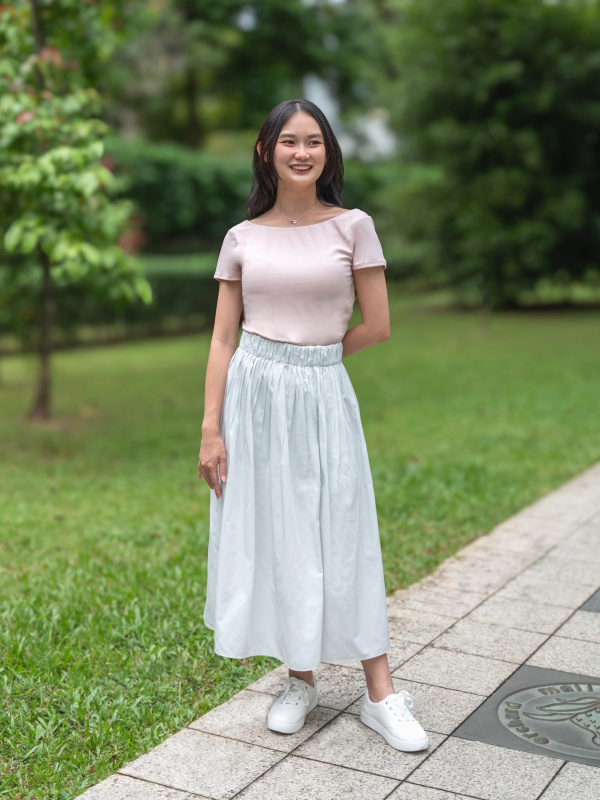 WOMEN'S VOLUME GATHER SKIRT | UNIQLO SG WOMEN'S VOLUME GATHER SKIRT | UNIQLO SG