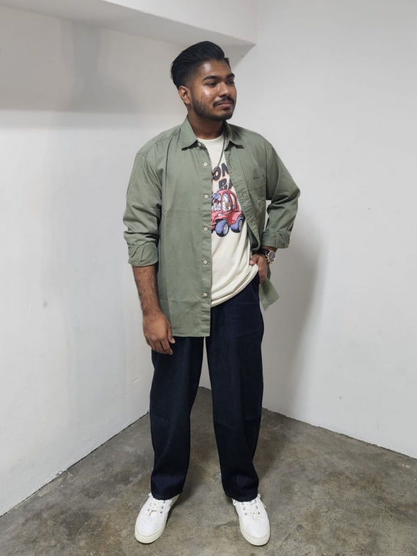 MEN'S WIDE TAPERED JEANS | UNIQLO SG