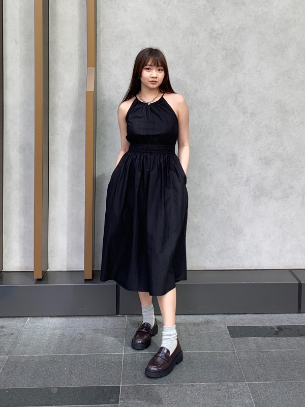 WOMEN'S HALTER NECK DRESS SLEEVELESS | UNIQLO SG