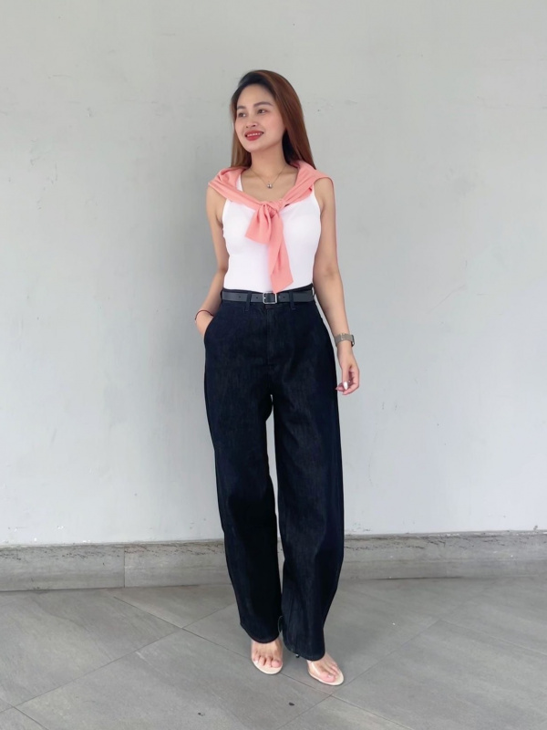 WIDE TAPERED JEANS(MEN'S) OUTFIT IDEAS | UNIQLO SG