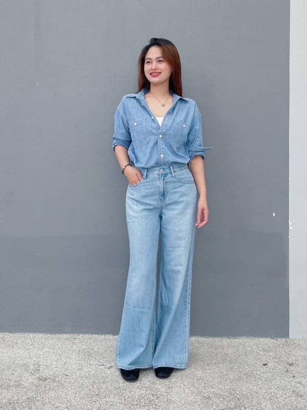 トップス anuke*Chambray Over Shirts CHAMBRAY OVERSHIRT LONG SLEEVE(MEN'S) OUTFIT IDEAS | UNIQLO SG