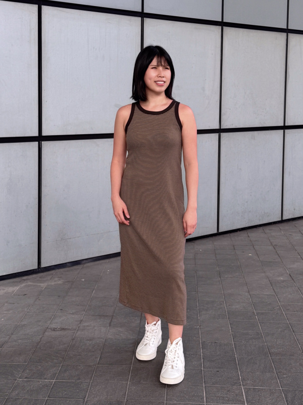 WOMEN'S RIBBED BRA DRESS | SLEEVELESS | UNIQLO TH