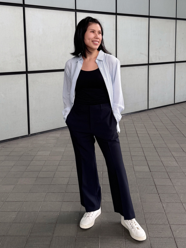 SMART FLARE PANTS (LONGER LENGTH)(WOMEN display picture 1
