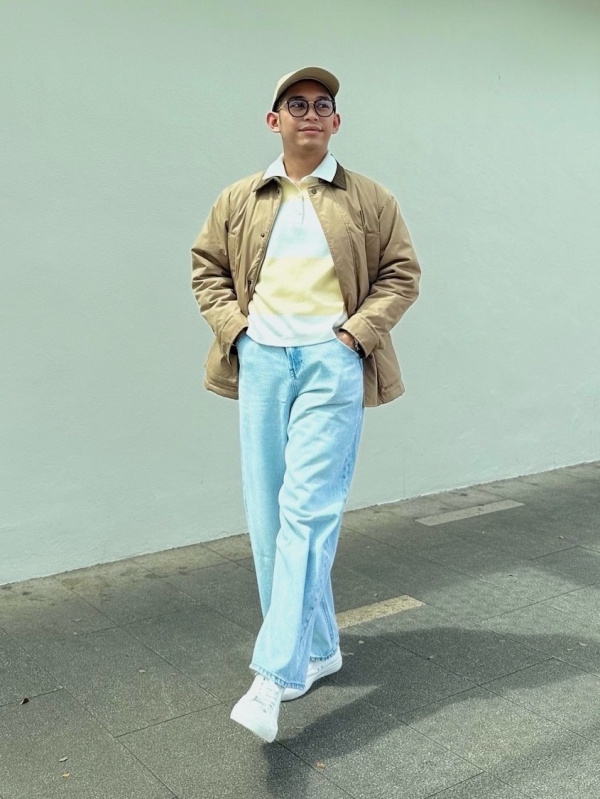 twill♡ PUFF SLEEVE SHAPE JACKET An outfit using PUFFTECH Utility Jacket and Twill Work Oversized