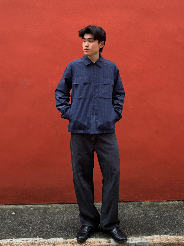 MEN'S FULL ZIP OVER SHIRT | UNIQLO SG