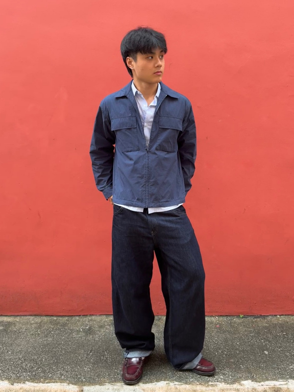 MEN'S FULL ZIP OVER SHIRT | UNIQLO SG