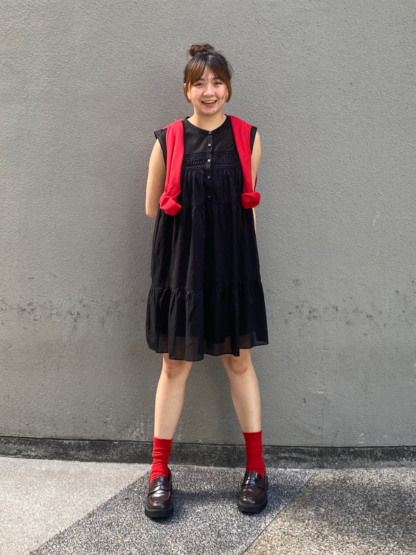 uniqlo halter neck dress An outfit using Sleeveless and UV Protection Crew Neck Cardigan｜UNIQLO SG uniqlo dress