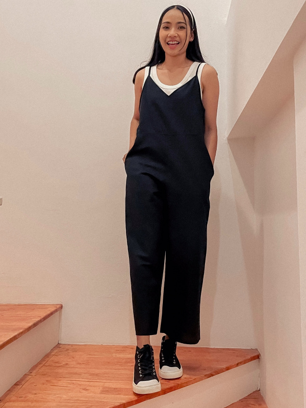 Uniqlo + Linen Blend Jumpsuit