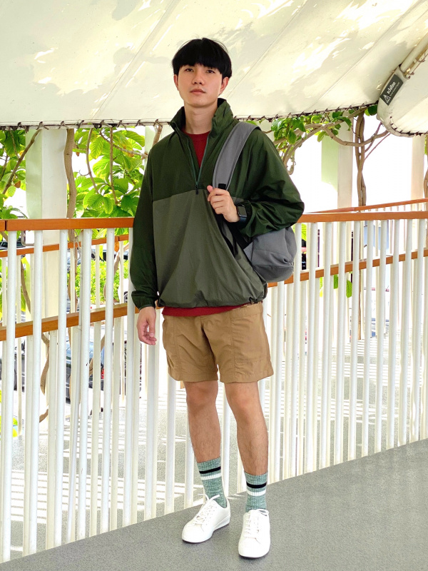 Check styling ideas for「Nylon Utility Geared Shorts」