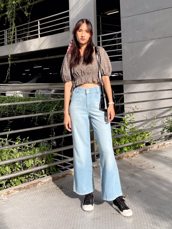 Wide leg outlet jeans uniqlo