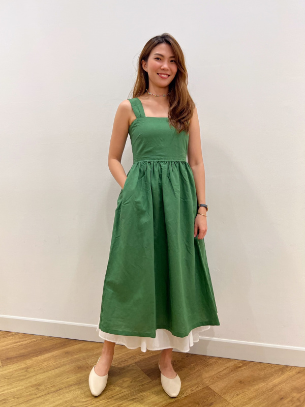 Uniqlo linen sale dress