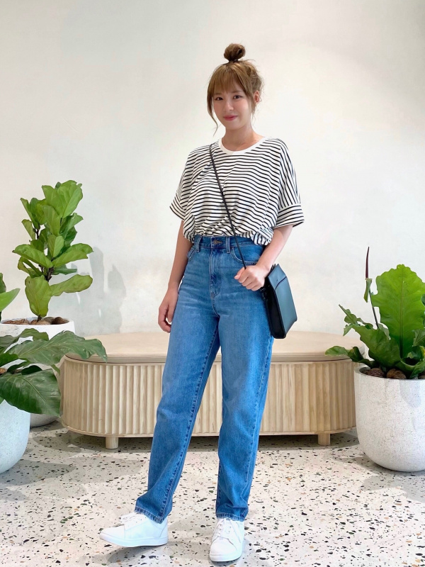 Uniqlo mom hot sale jeans