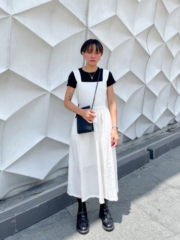 Uniqlo 2025 white dress