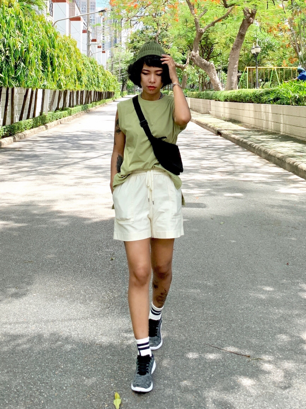 Check styling ideas for Rugger Polo Shirt Denim Jersey Shorts UNIQLO PH