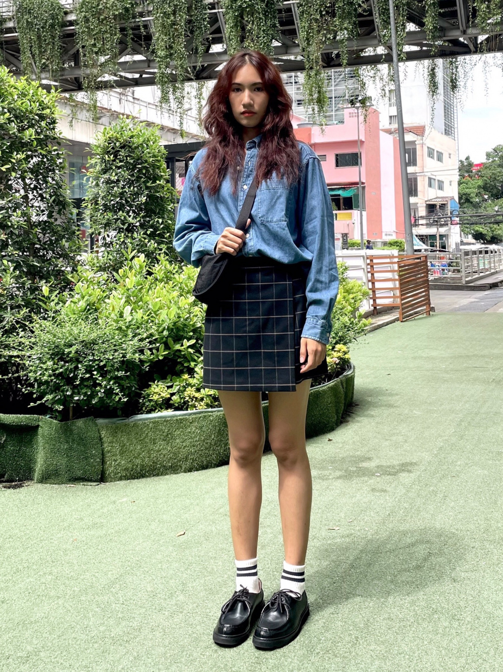 Check styling ideas for「Smart Skort (Windowpane)」