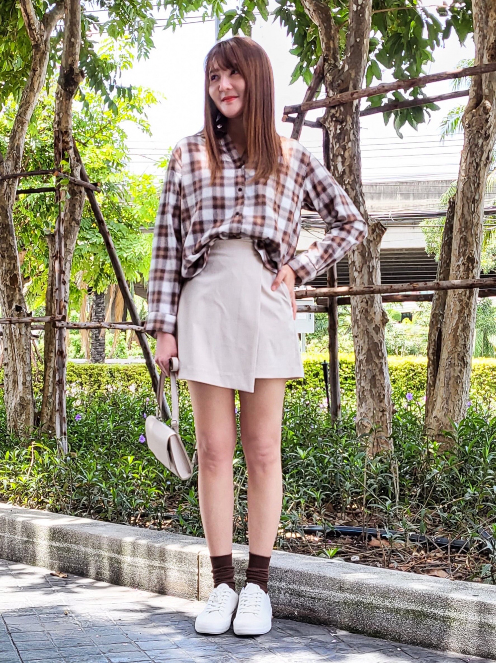 Check styling ideas for「Smart Skort (Houndstooth)」