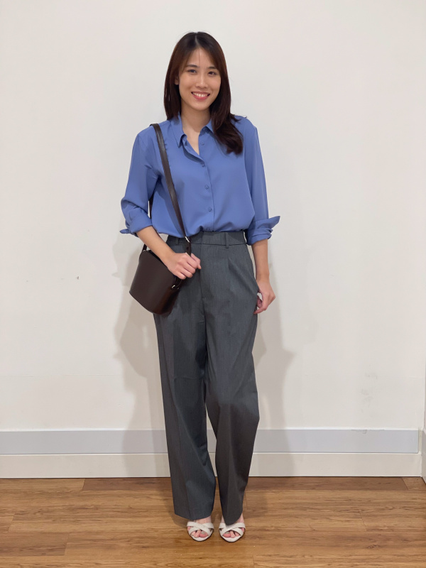 WOMEN'S PLEATED WIDE PANTS