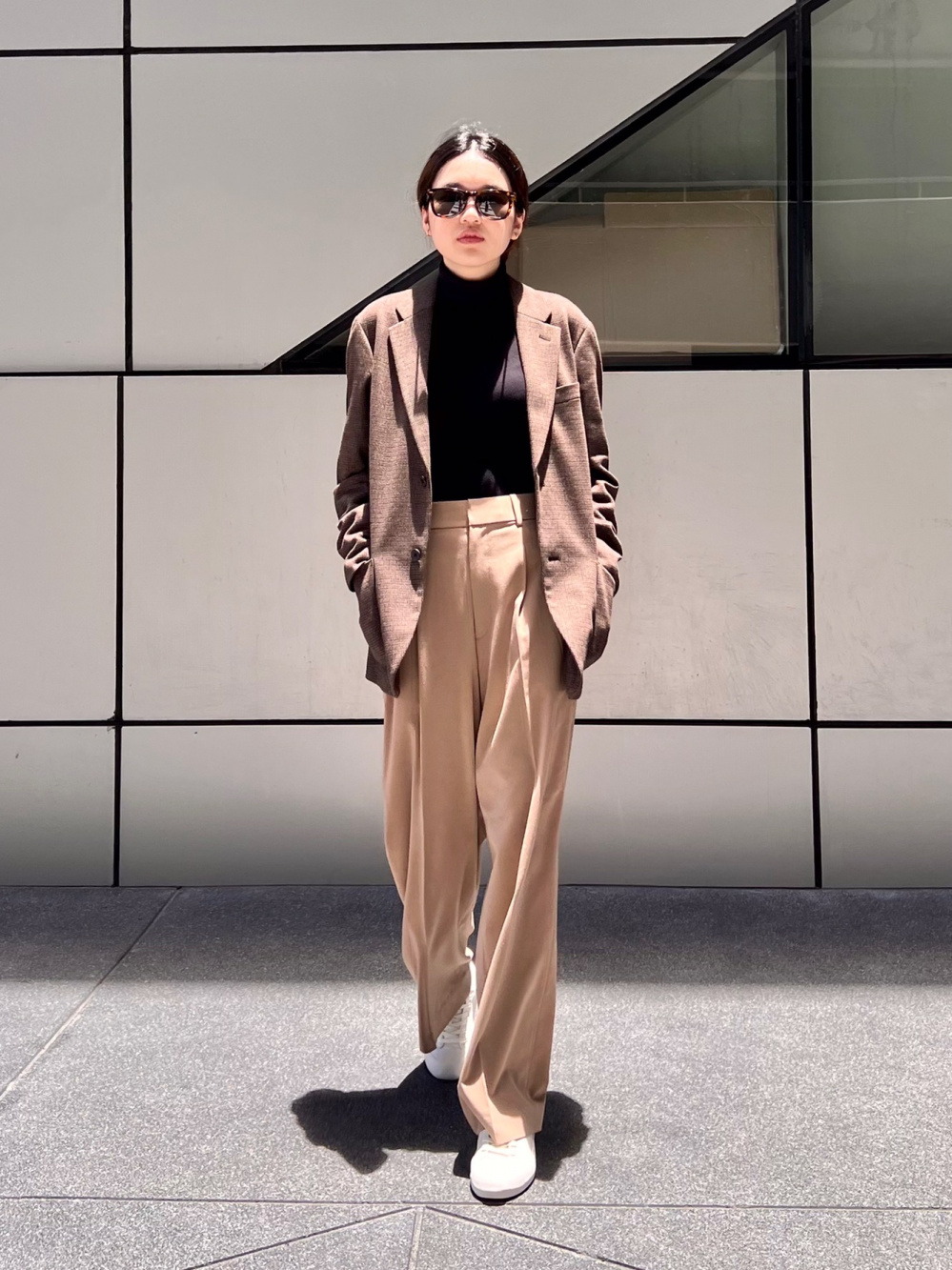 Check styling ideas for「PLEATED WIDE PANTS」
