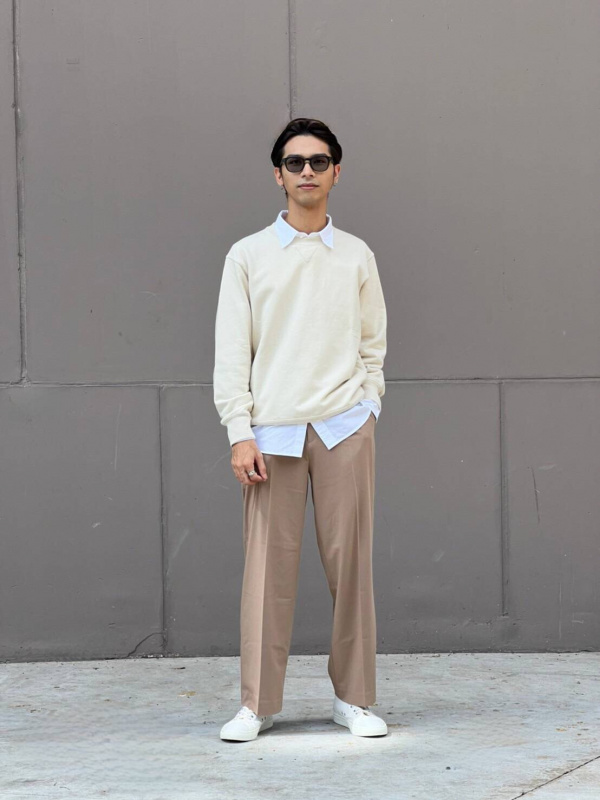 Few ideas on how to style the UNIQLO pleated wide pants #fyp #fashiont