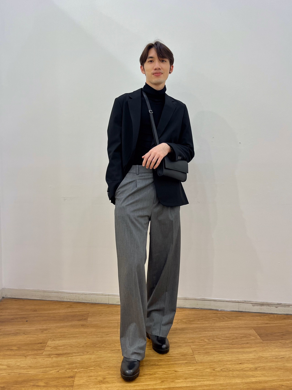 Uniqlo + Pleated Wide Leg Trousers