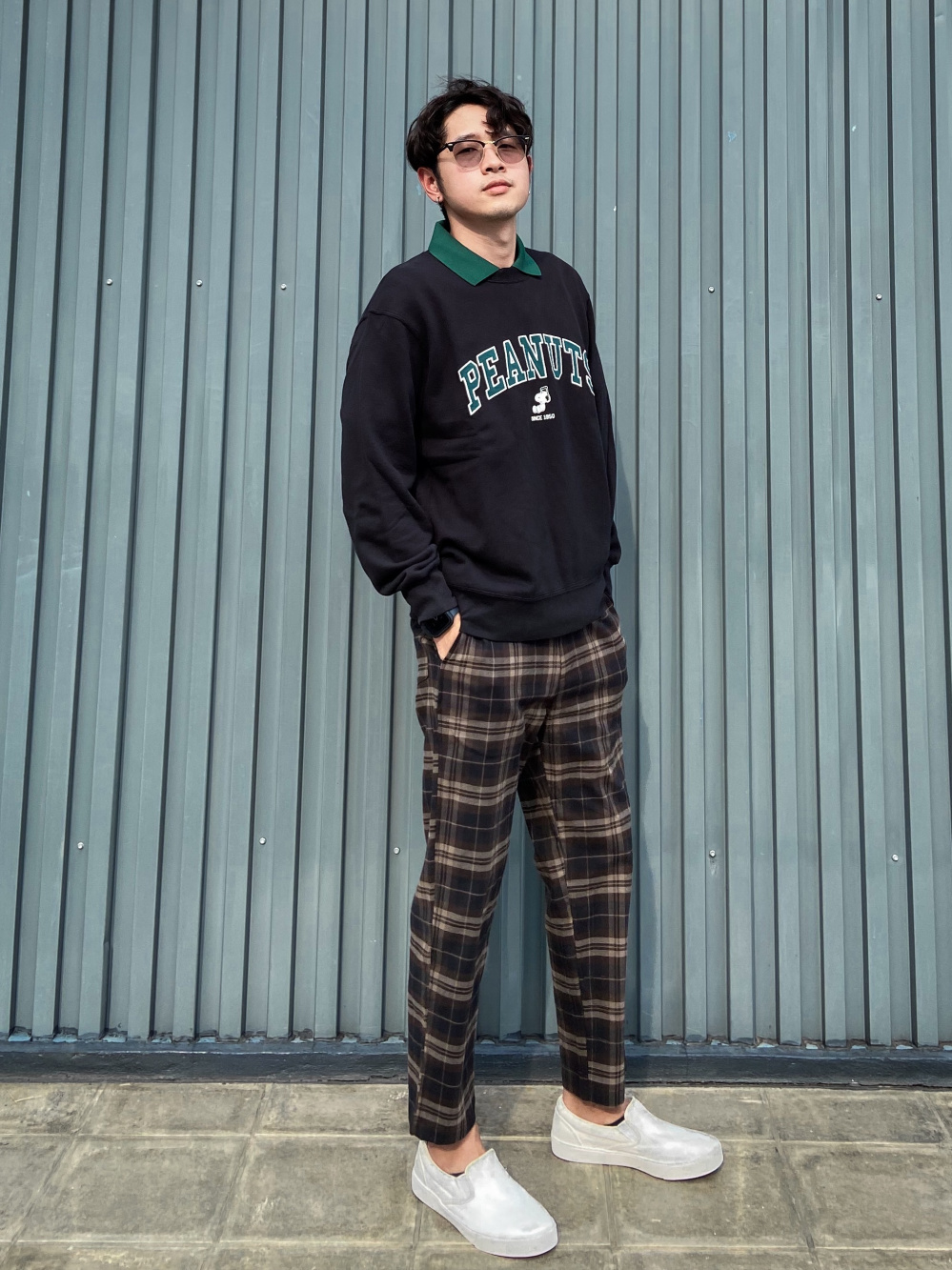 Check styling ideas for「Flannel Easy Ankle Pants」