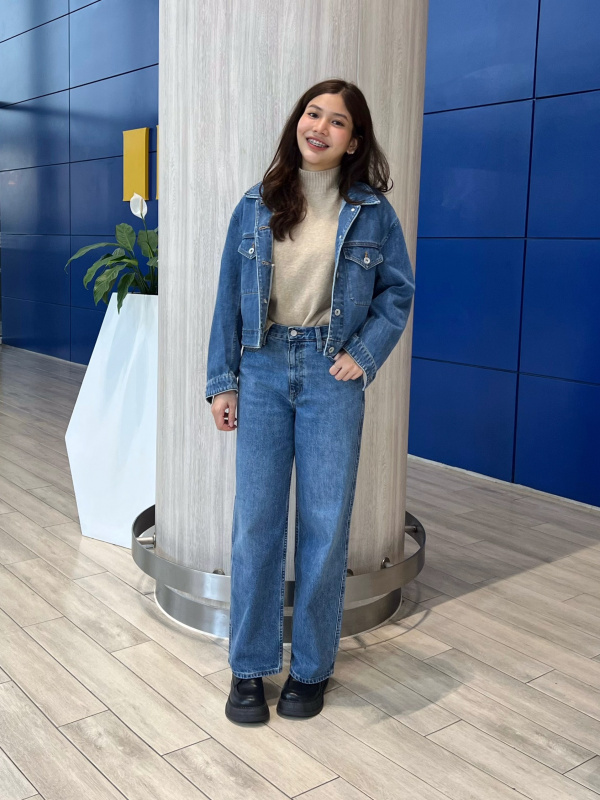 Uniqlo denim cheap jacket womens