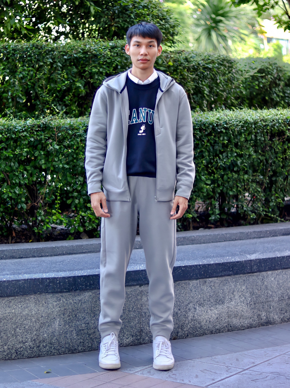 Check styling ideas for「Stretch Dry Sweat Pants、Ultra Stretch