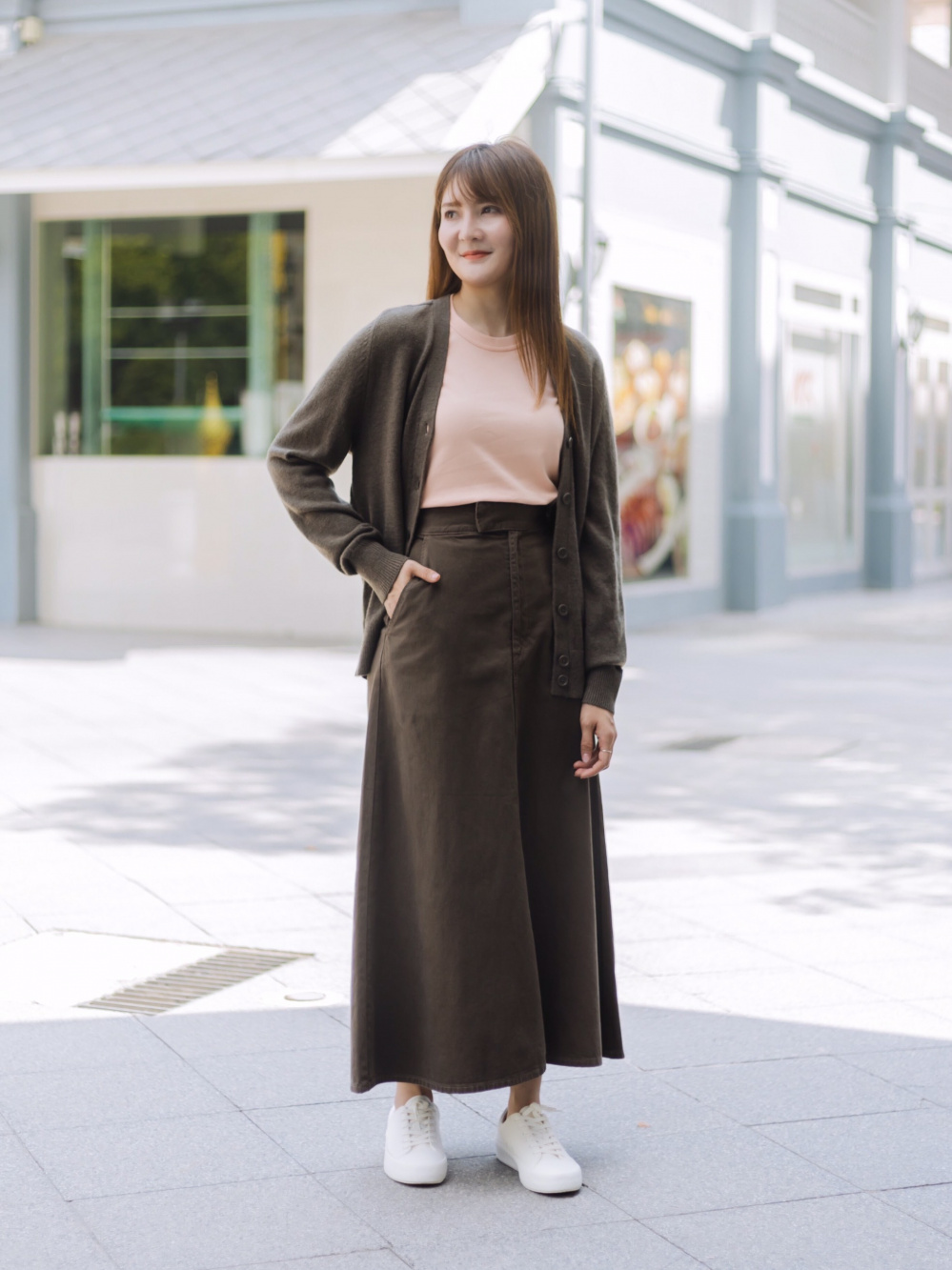 Uniqlo hotsell skirt outfit