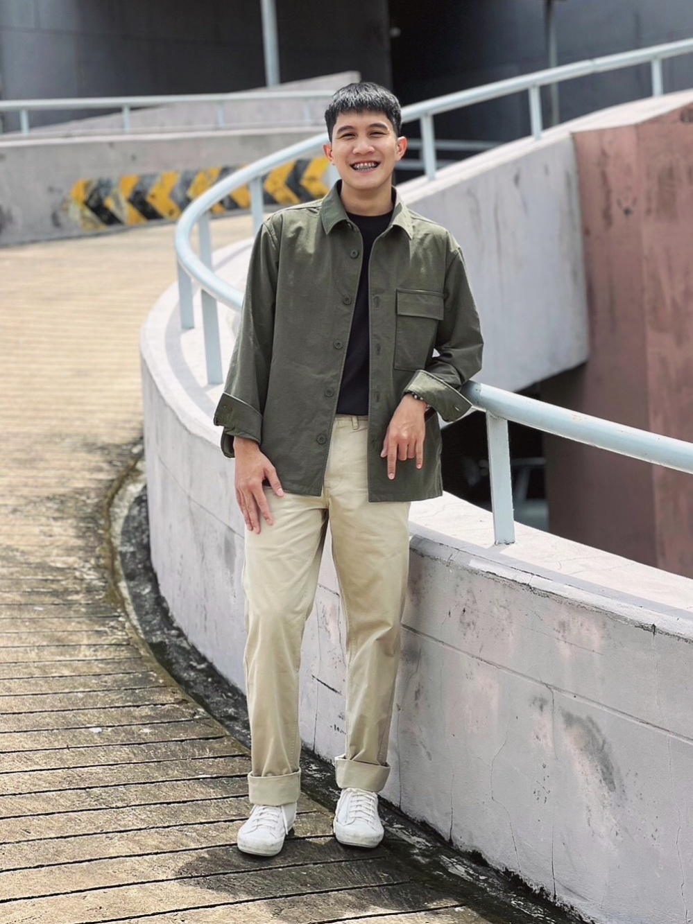 Check styling ideas for Over Shirt Jacket Wide Fit Work Pants UNIQLO PH