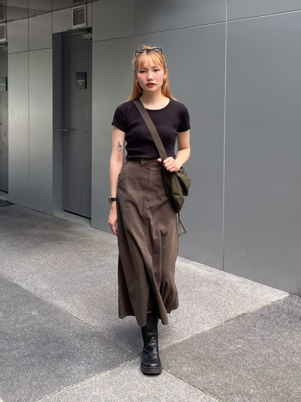 Uniqlo gray clearance skirt