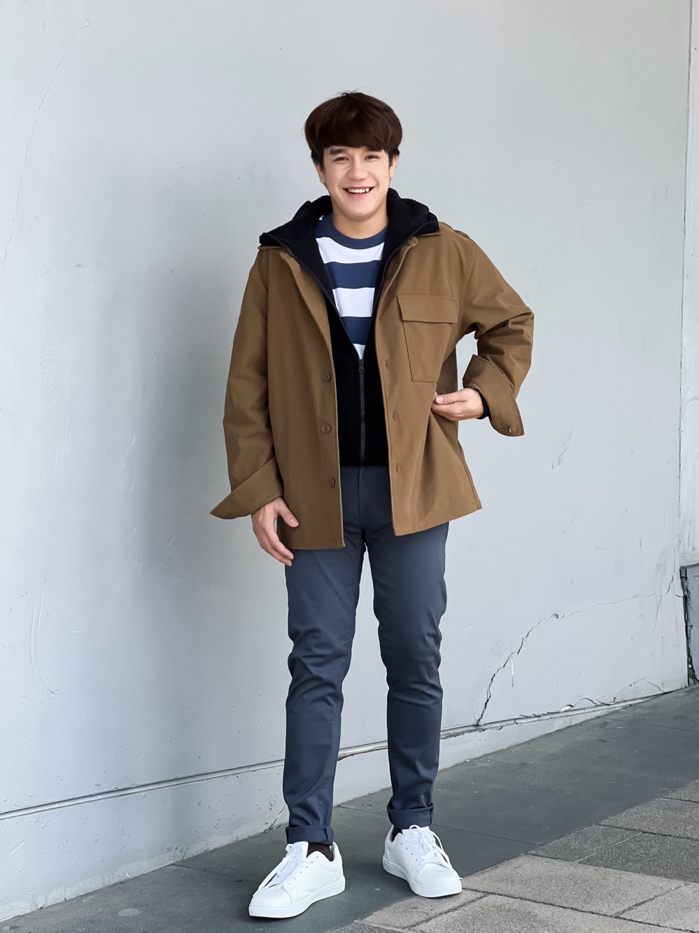 Check styling ideas for「Ultra Stretch Skinny Fit Color Jeans