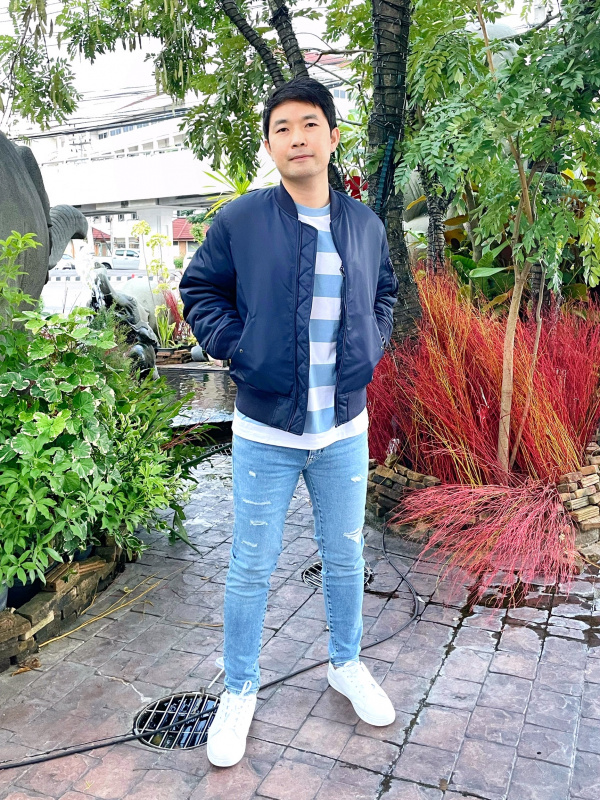 Uniqlo navy shop blue jacket