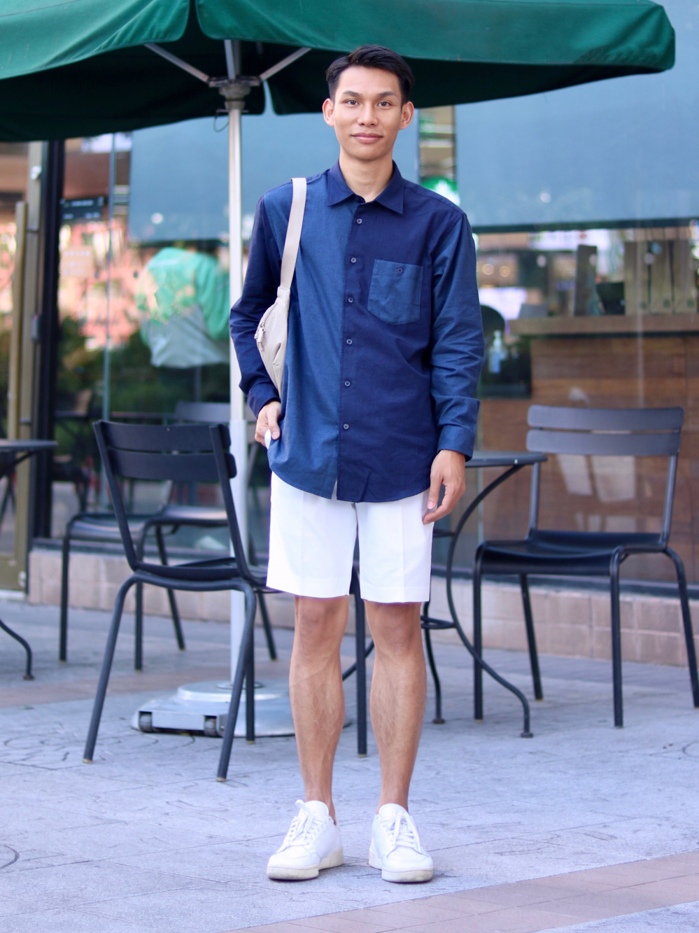 Check styling ideas for「Cotton Half Sleeve Shirt、Miracle Air Shorts ( AirSense)」