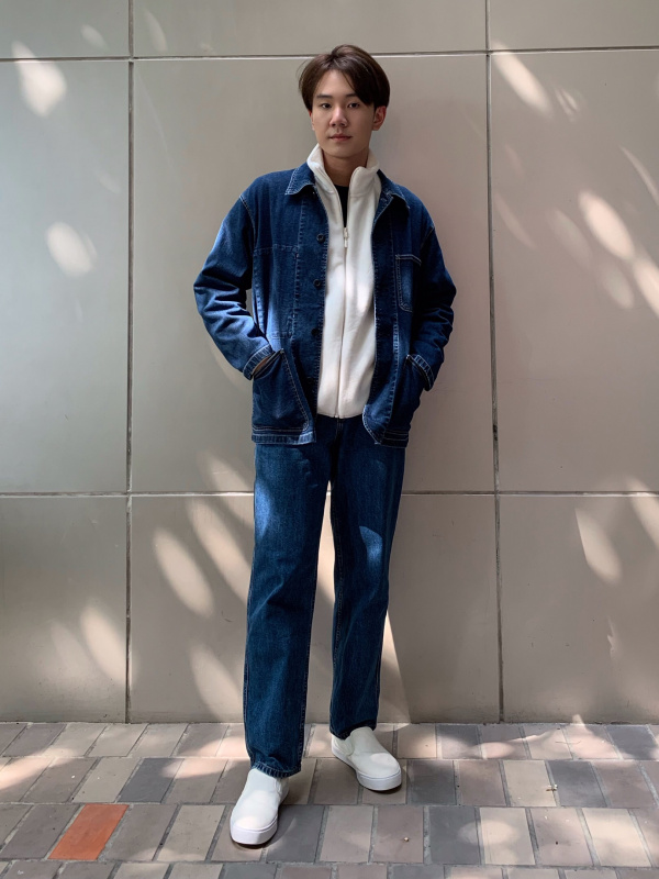 Denim deals jacket uniqlo