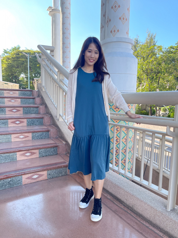 Uniqlo 2025 maxi dress