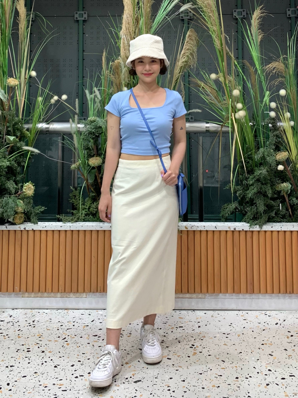 Linen skirt 3d sale