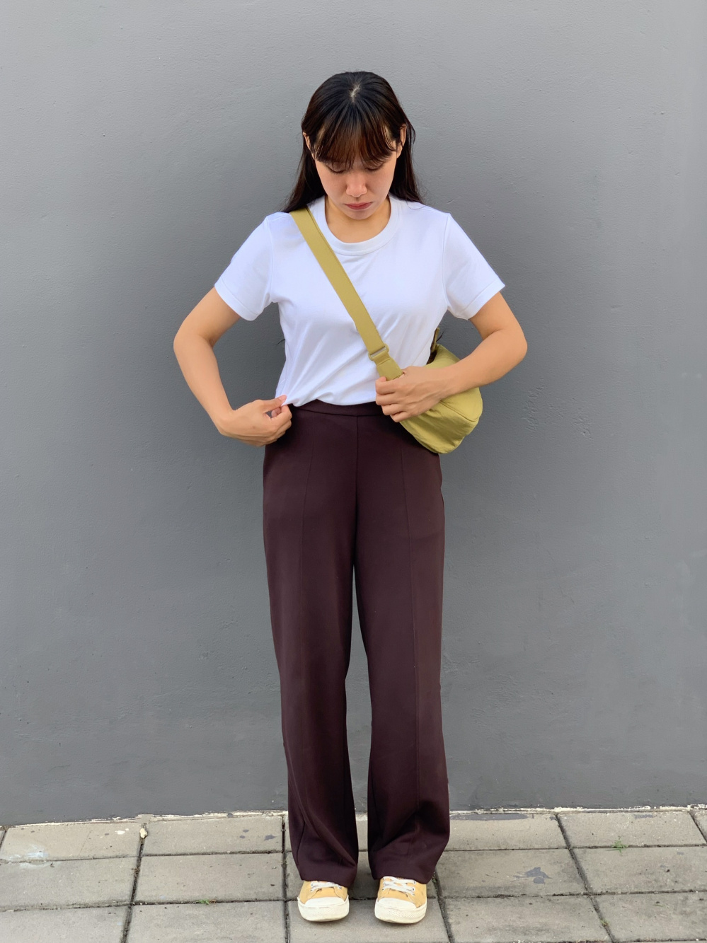 Check styling ideas for「Ultra Stretch Active Tapered Pants
