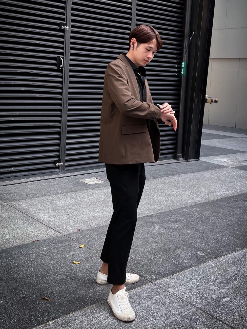 Check styling ideas for「Relaxed Tailored Jacket (Co-ord)、Easy