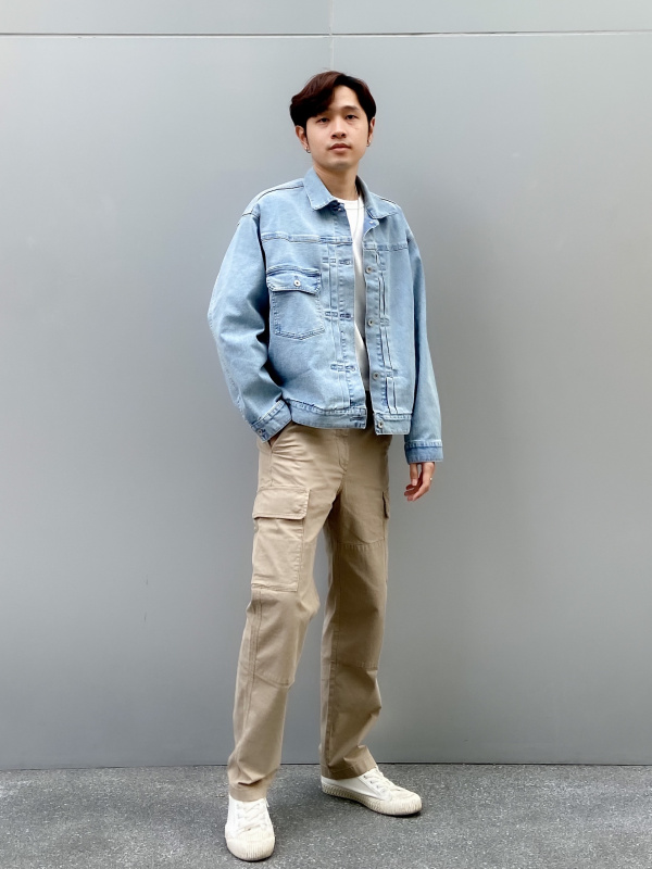 Uniqlo men's shop denim jacket