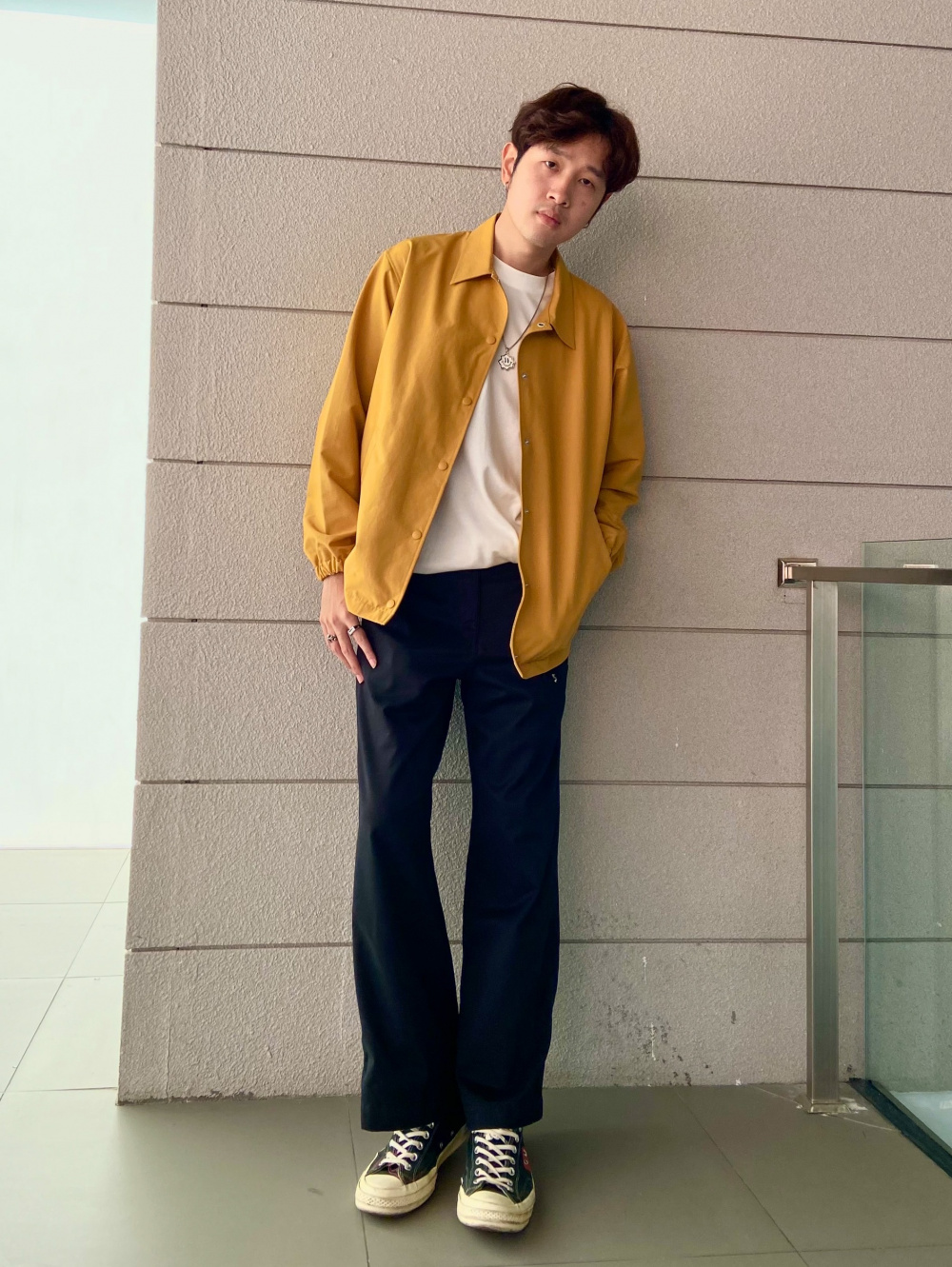 Check styling ideas for「Cotton Baggy Pants」