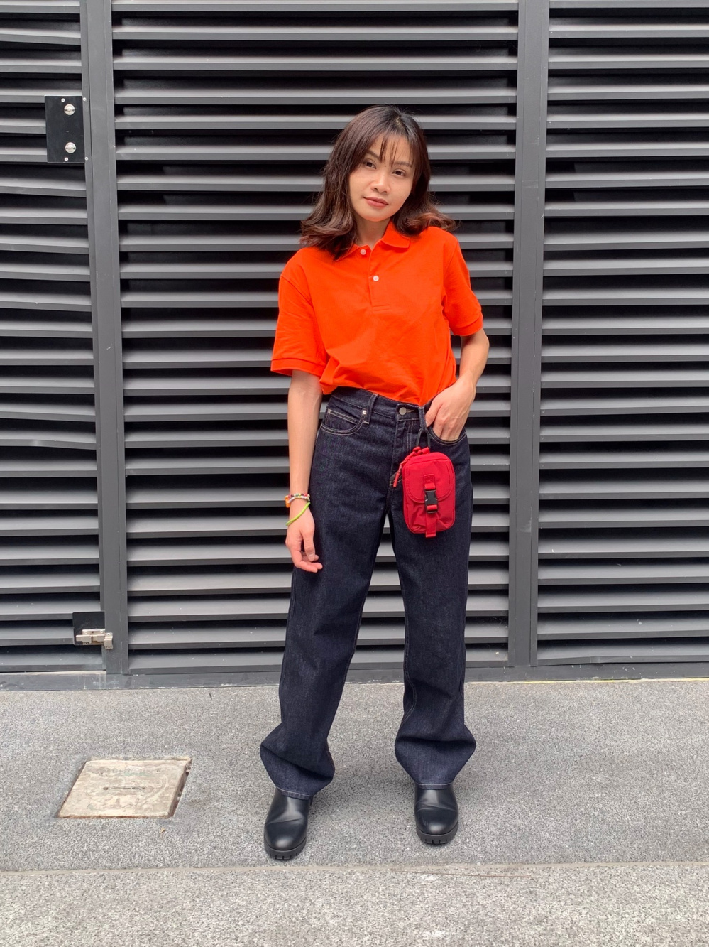 Check styling ideas for「CROPPED SKIPPER SHORT SLEEVE POLO SHIRT