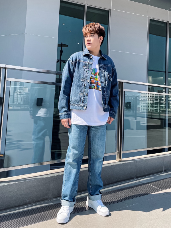 DENIM TRUCKER JACKET UNIQLO TH