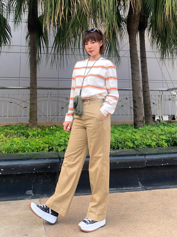 Check styling ideas for「Cotton Baggy Pants」