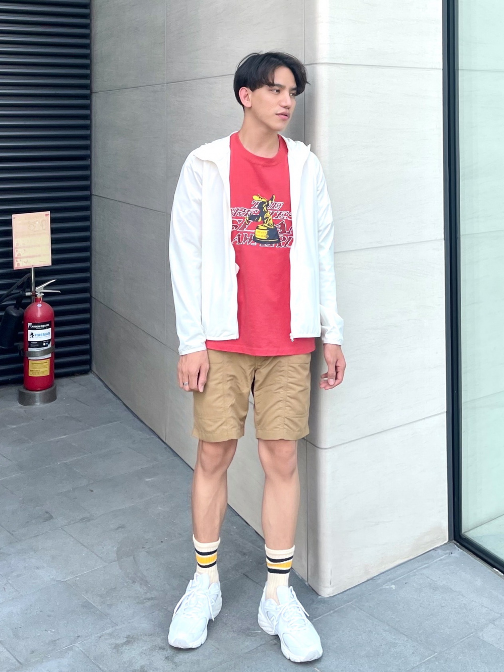 Check styling ideas for「Nylon Utility Geared Shorts」 UNIQLO IN